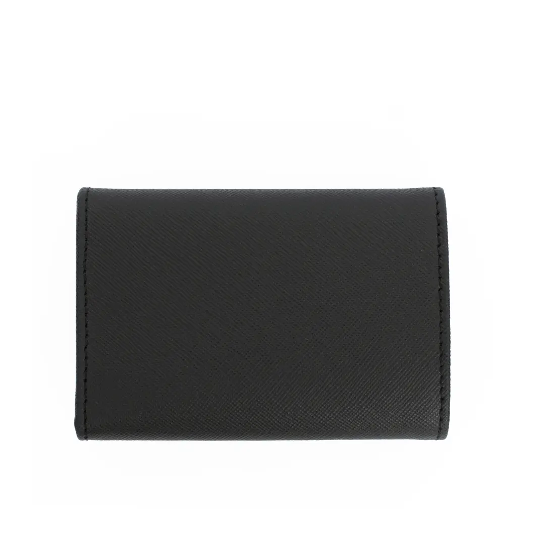 Italian Saffiano Leather Trifold Wallet for Ladies